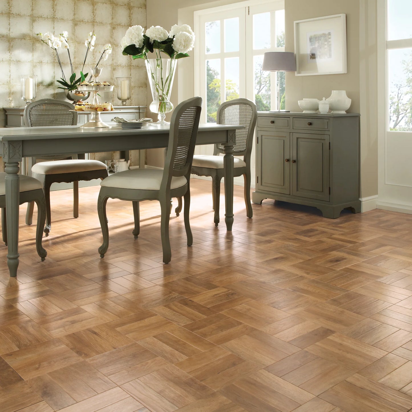 Blond Oak Parquet AP01 Karndean Art Select