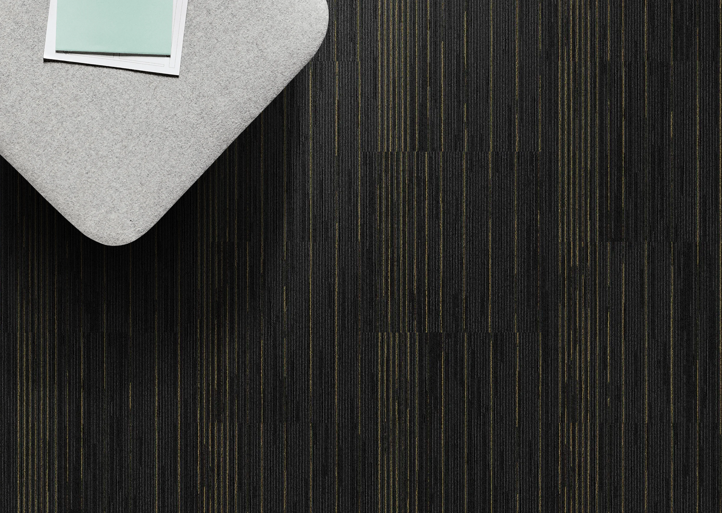 380 Sulfur Godfrey Hirst Long Grain II Carpet Tiles