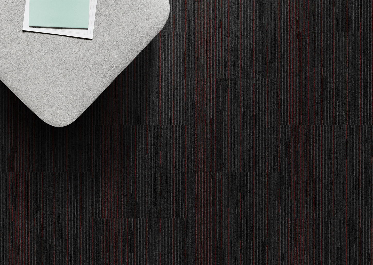 680 Cinnabar Godfrey Hirst Long Grain II Carpet Tiles