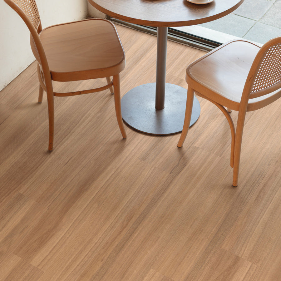 Classic Spotted Gum Knight Tile Gluedown LVT Flooring