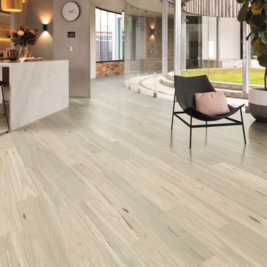 Coastal Blackbutt Knight Tile Gluedown LVT Flooring