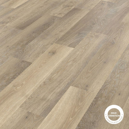 Lime Washed Oak Knight Tile Gluedown LVT Flooring