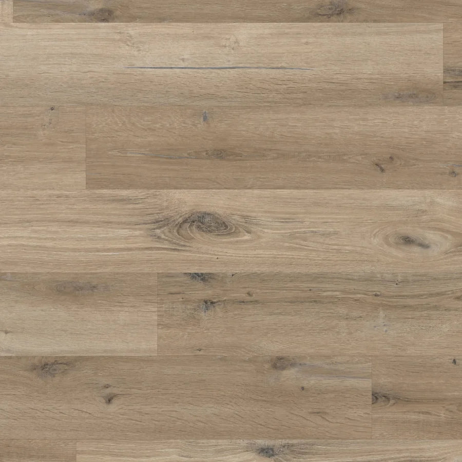 Washed Character Oak Knight Tile Gluedown LVT Flooring